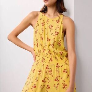 Yellow Floral Jumpsuit
